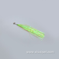 Green series of four-section telescopic feather cat teaser